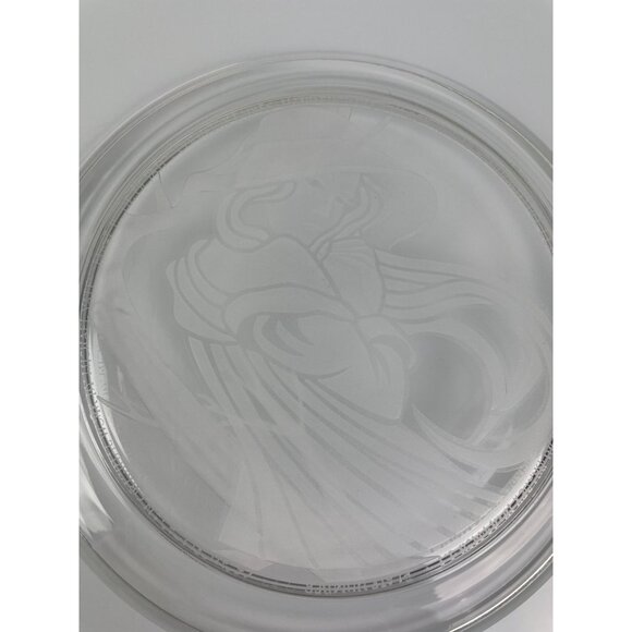 Vintage Lead Crystal Angelica by Michael Yates 793 Etched Plate, Morganstown - Picture 12 of 14